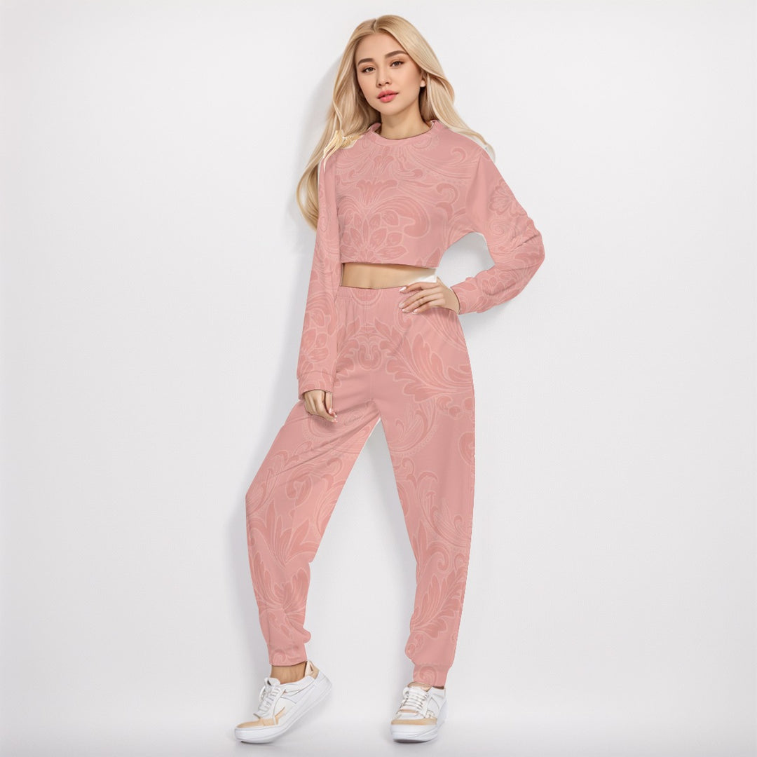 Sweet Side Cropped Sweat Set