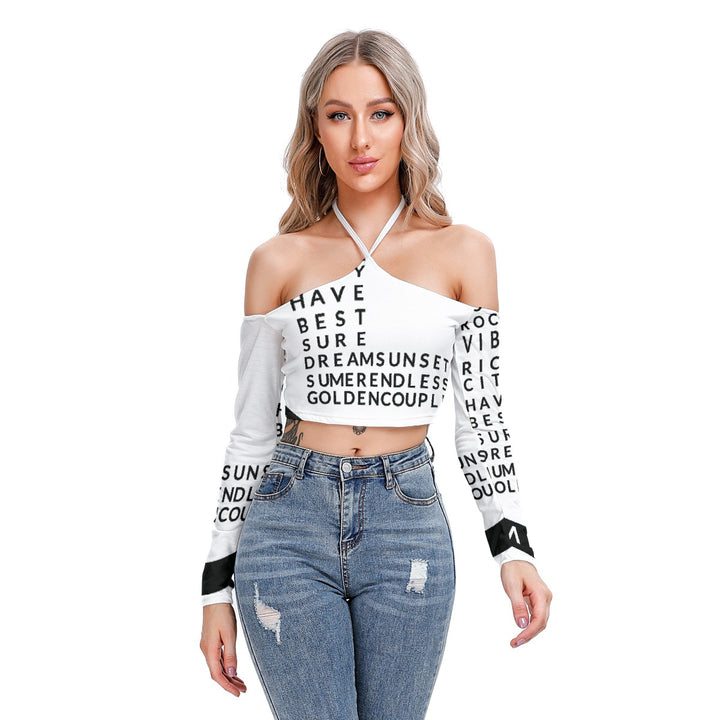 NAStech Halter Lace-up Top