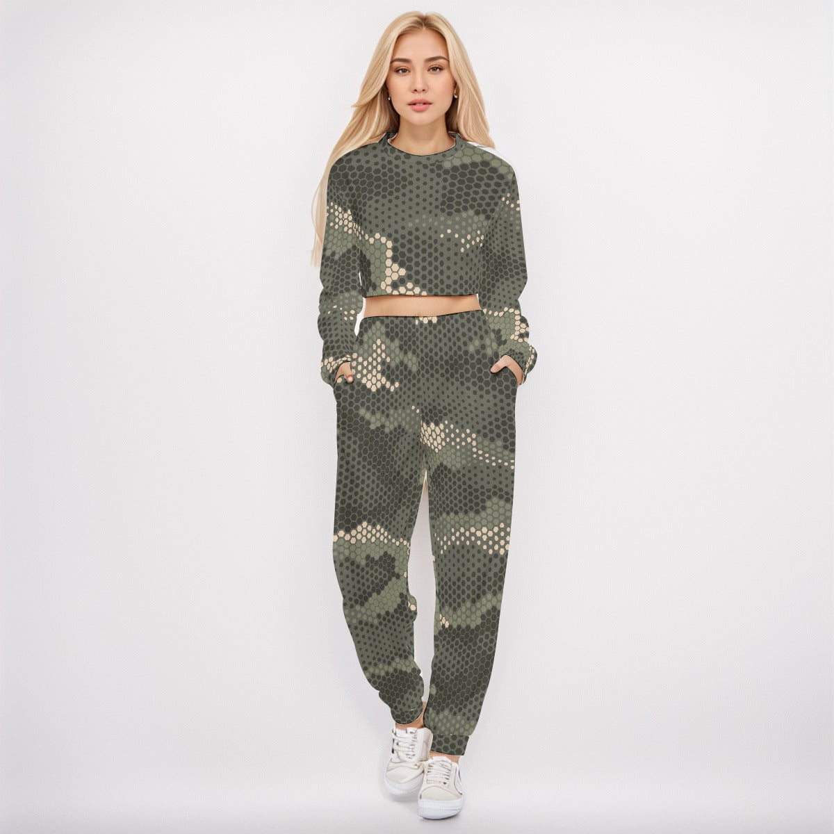 Streets of Tokyo Cropped Sweat Set