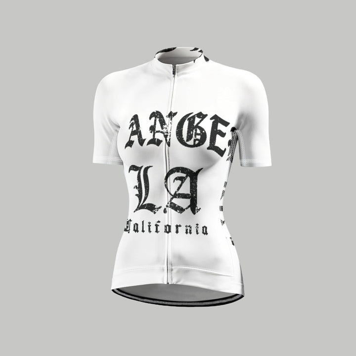 Women's Anti-Slip Raglan Cycling Jersey With Short Sleeve
