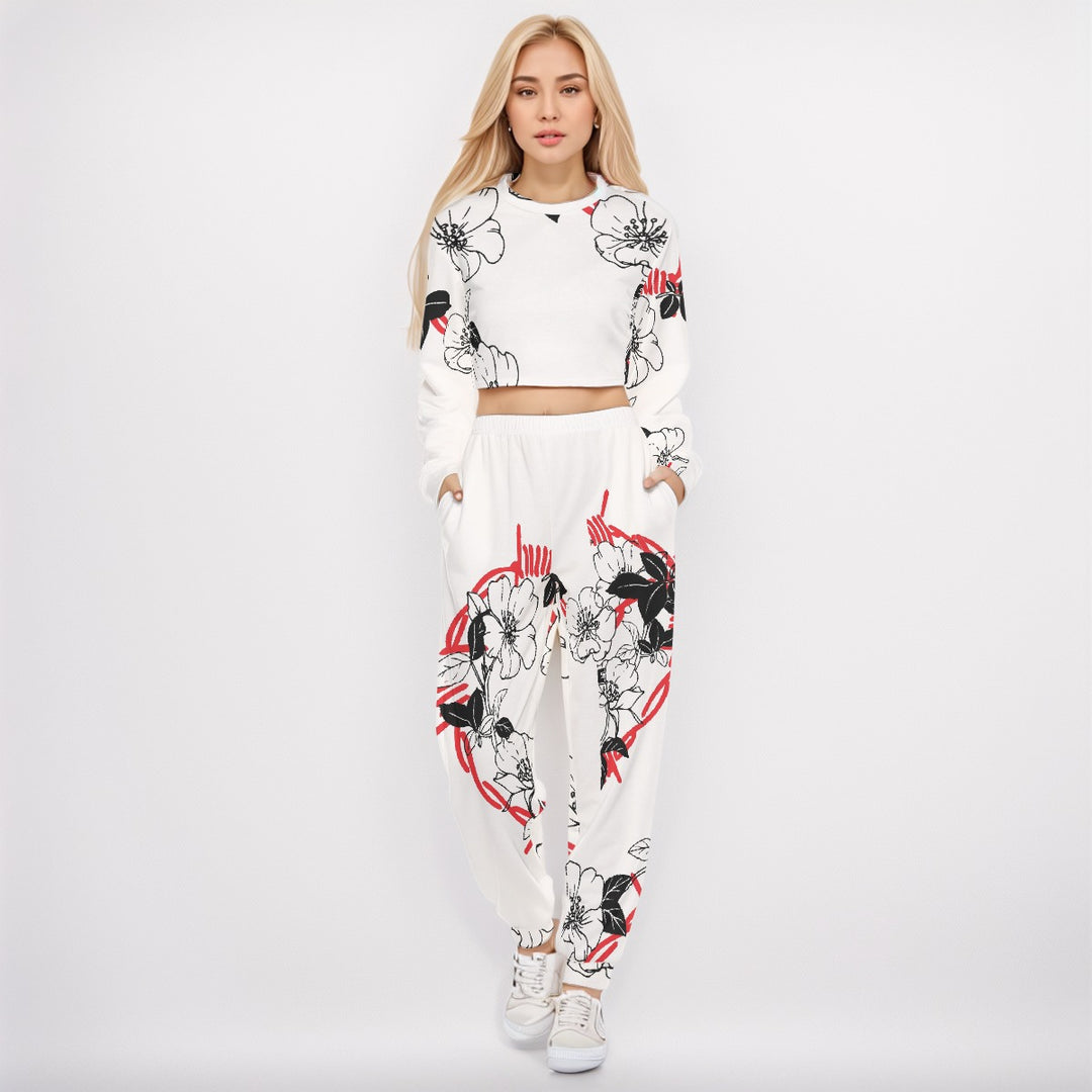 Streets of Tokyo Cropped Sweat Set