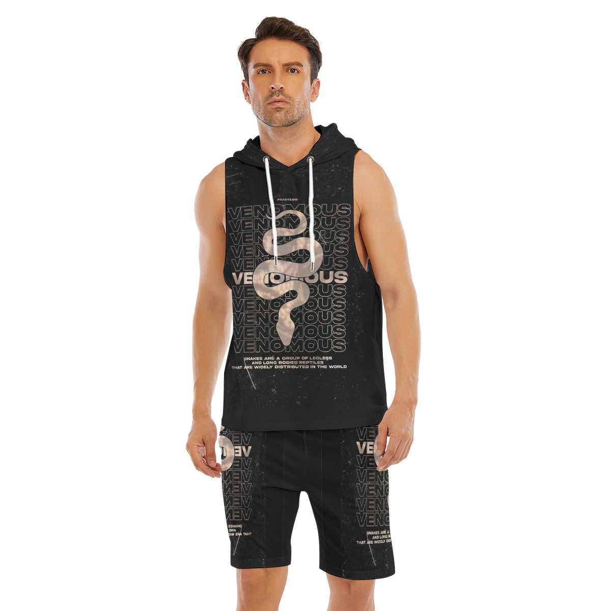 Rogue Sleeveless Vest And Shorts Set