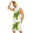 Sharp Light Sleeveless Vest And Shorts Set