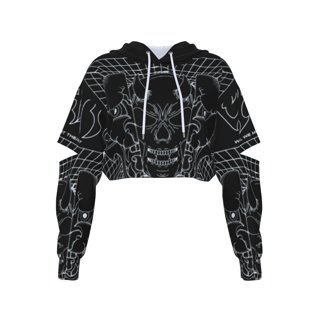 Rogue Heavy Fleece Hoodie With Hollow Out Sleeve