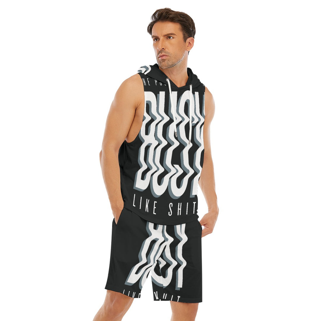 NAStech Sleeveless Vest And Shorts Set