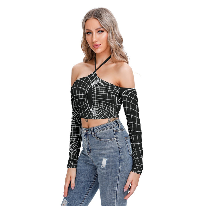 NAStech Halter Lace-up Top