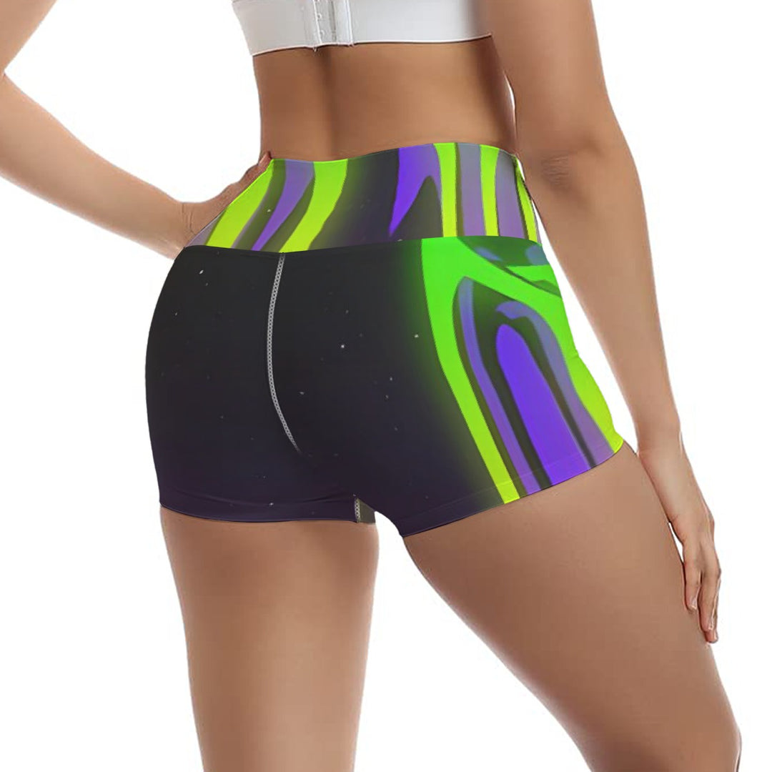 Sharp Light Women's Ultra-Short Yoga Shorts