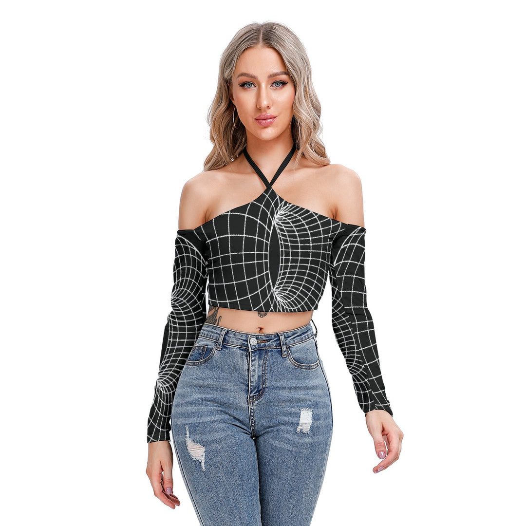 NAStech Halter Lace-up Top