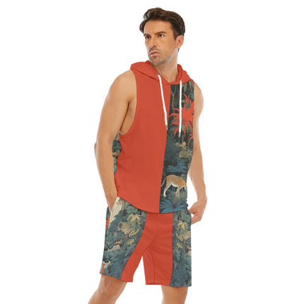 Streets of Tokyo Sleeveless Vest And Shorts Set