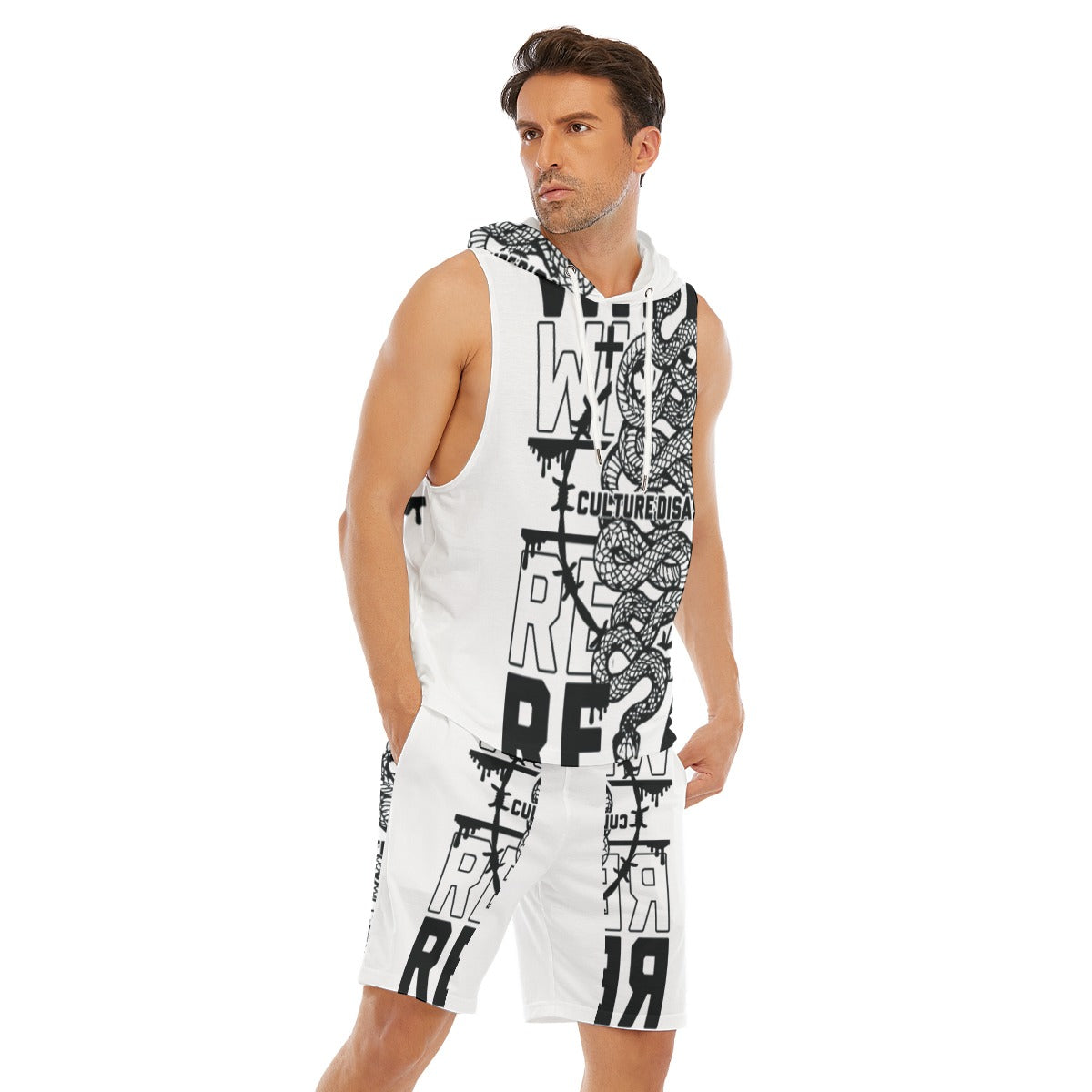 Rogue Sleeveless Vest And Shorts Set