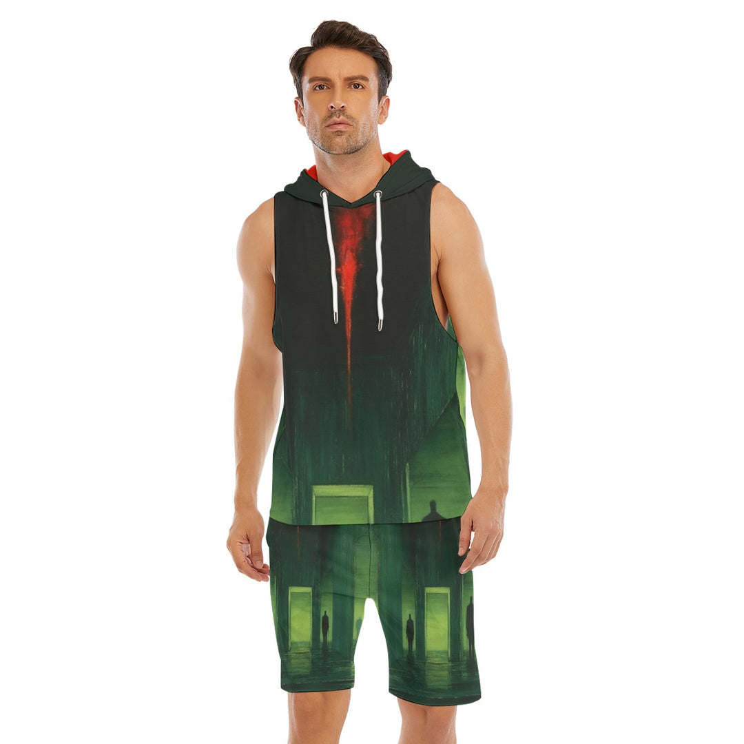 Spooky SZN Sleeveless Vest And Shorts Set