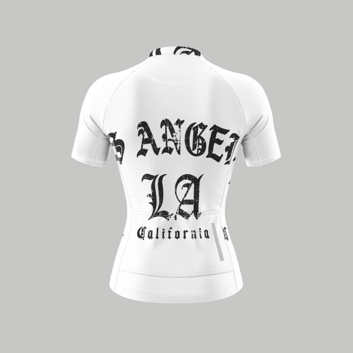 Women's Anti-Slip Raglan Cycling Jersey With Short Sleeve