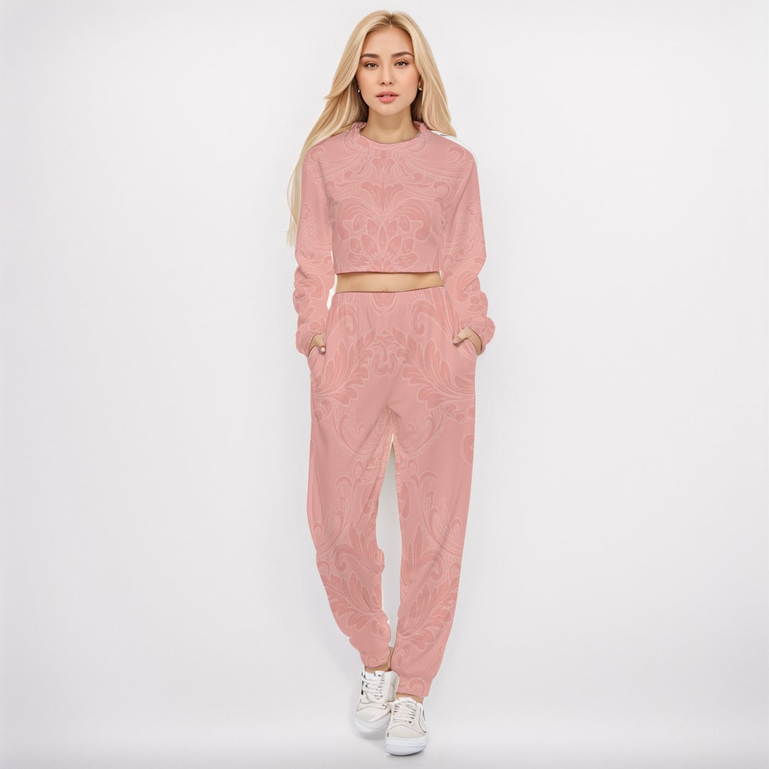 Sweet Side Cropped Sweat Set