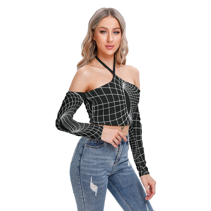 NAStech Halter Lace-up Top