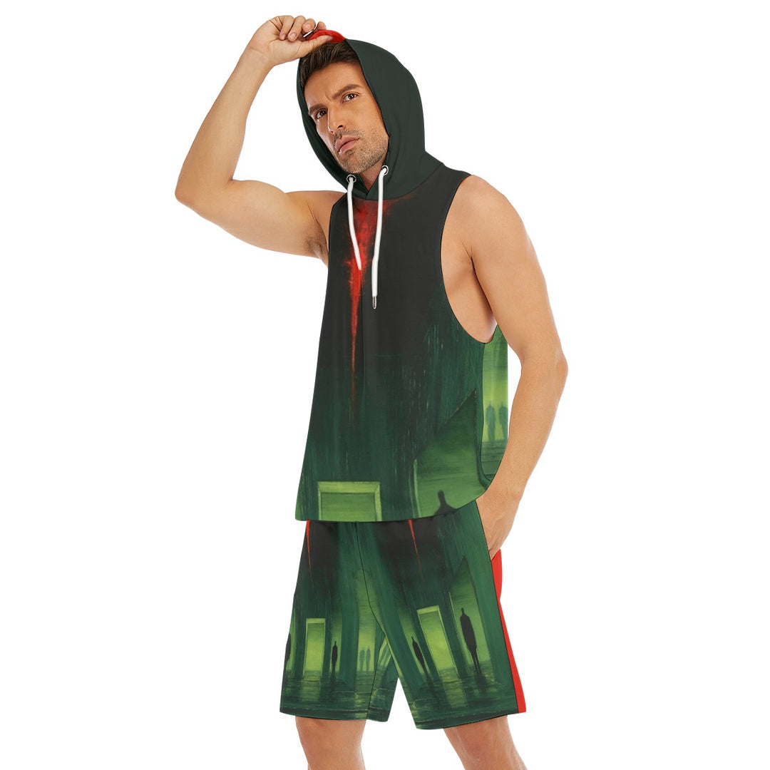 Spooky SZN Sleeveless Vest And Shorts Set