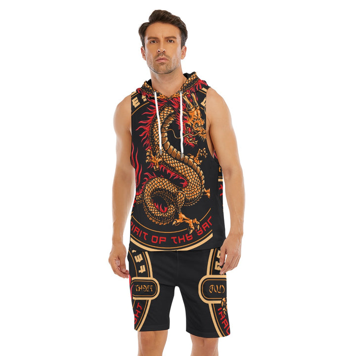 Streets of Tokyo Sleeveless Vest And Shorts Set