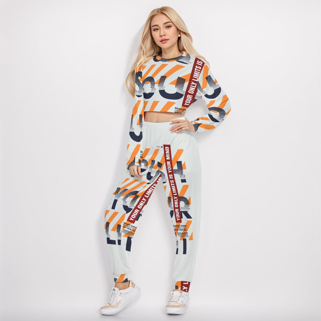 Streets of Tokyo Cropped Sweat Set