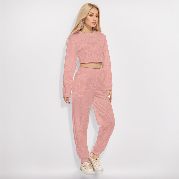 Sweet Side Cropped Sweat Set