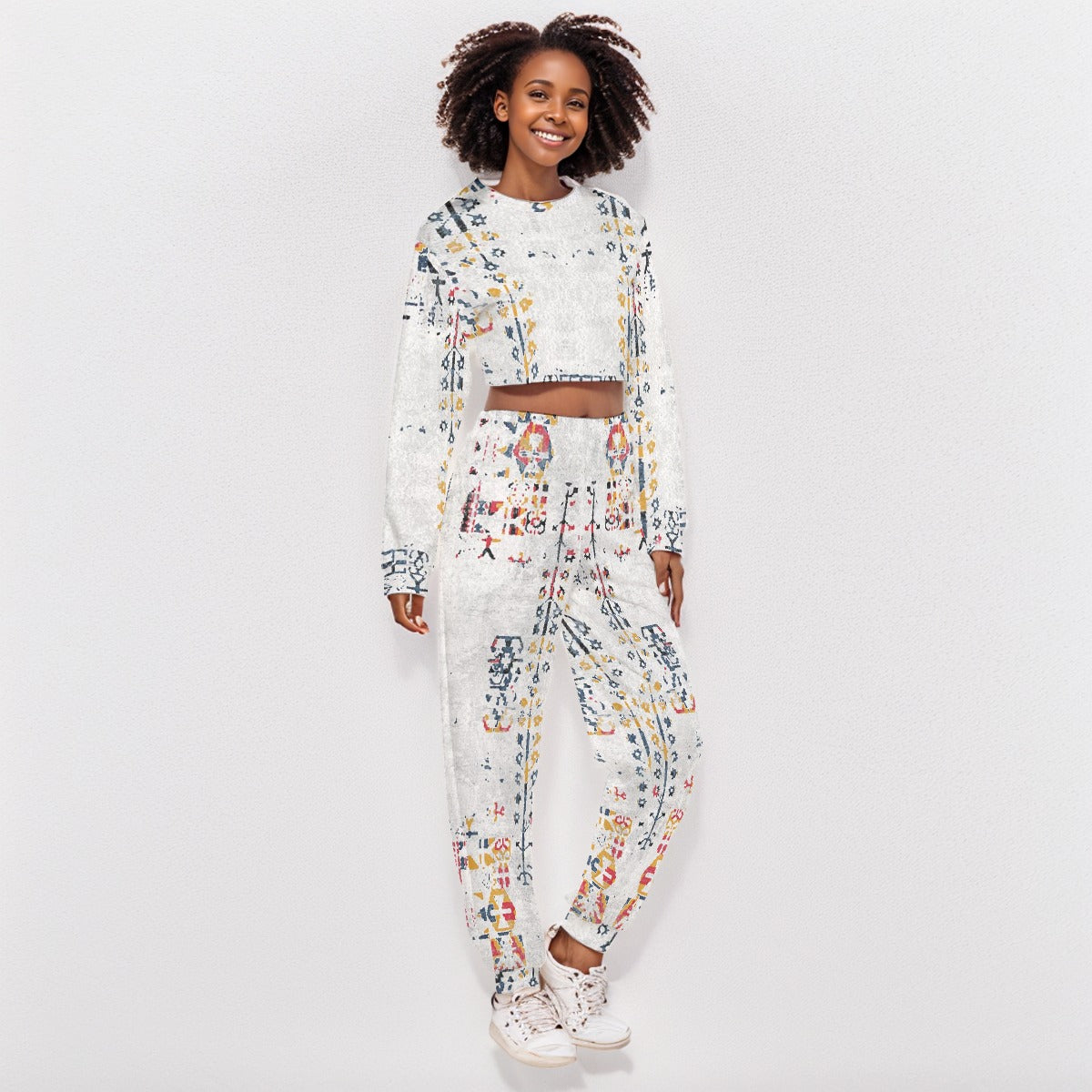 Down to Earth Cropped Sweat Set