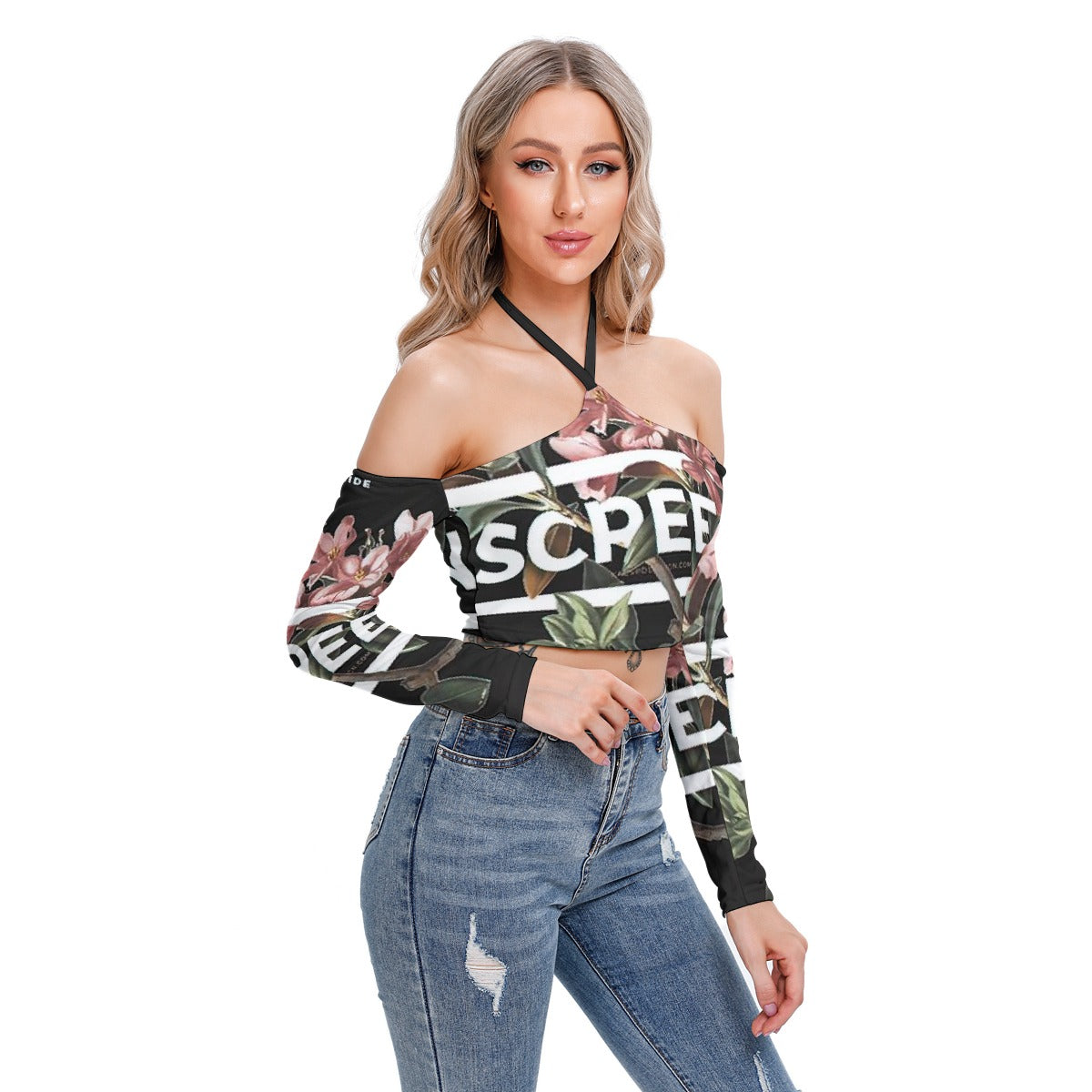 Streets of Tokyo Halter Lace-up Top