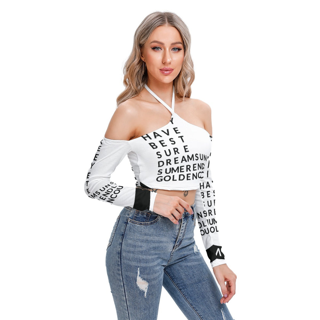 NAStech Halter Lace-up Top