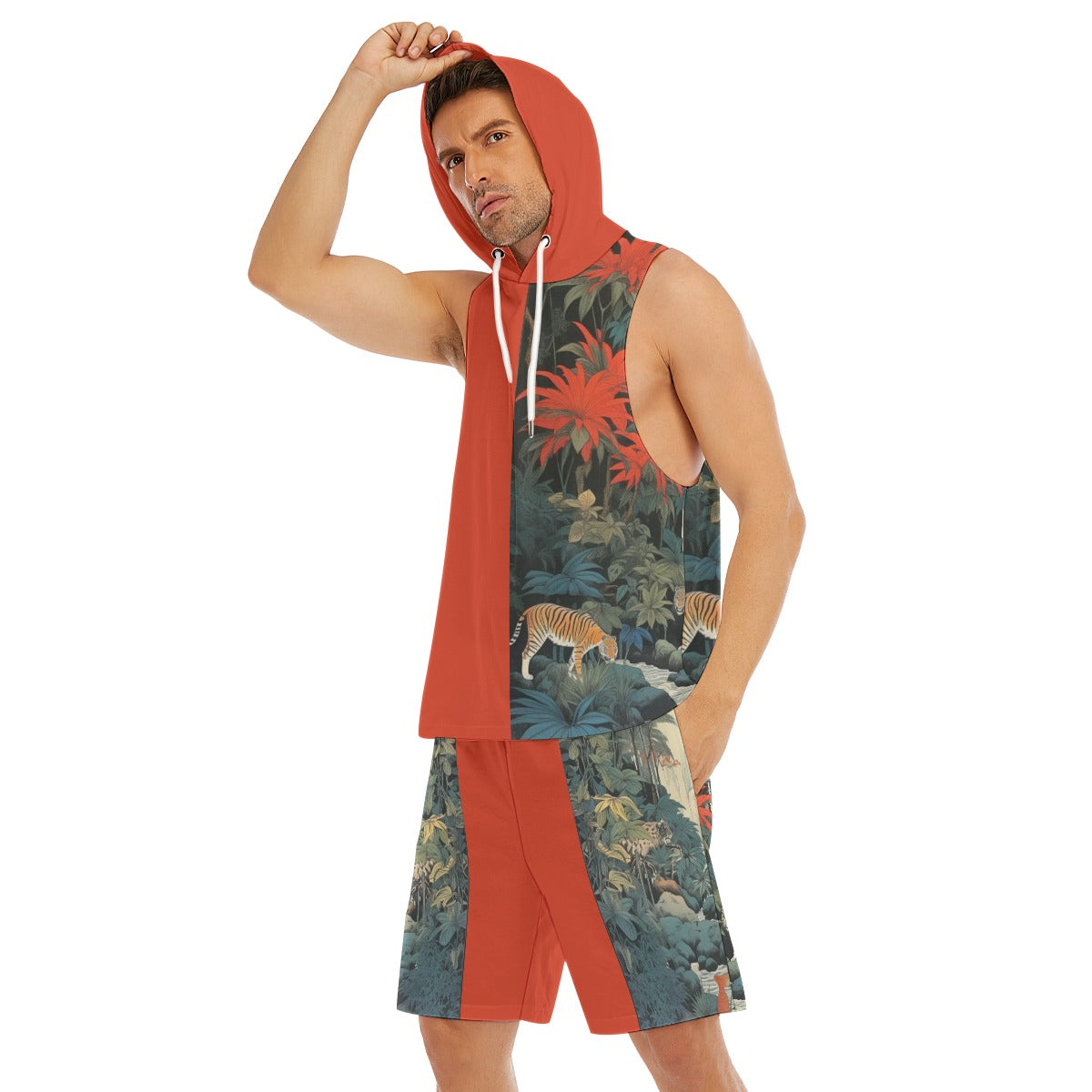 Streets of Tokyo Sleeveless Vest And Shorts Set