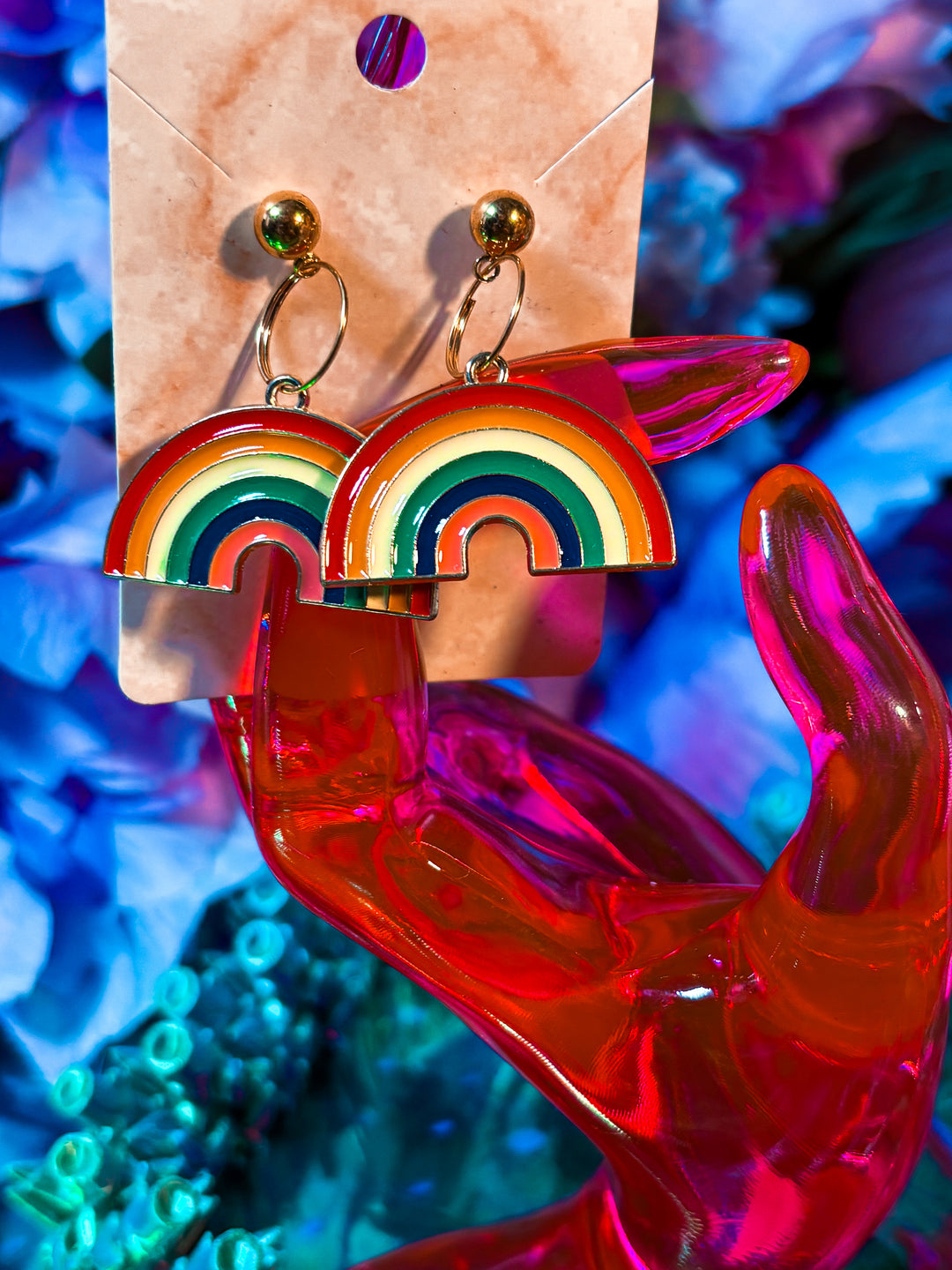 🌈✨ LAST PAIR – Handmade Pride Rainbow Earrings ✨🌈