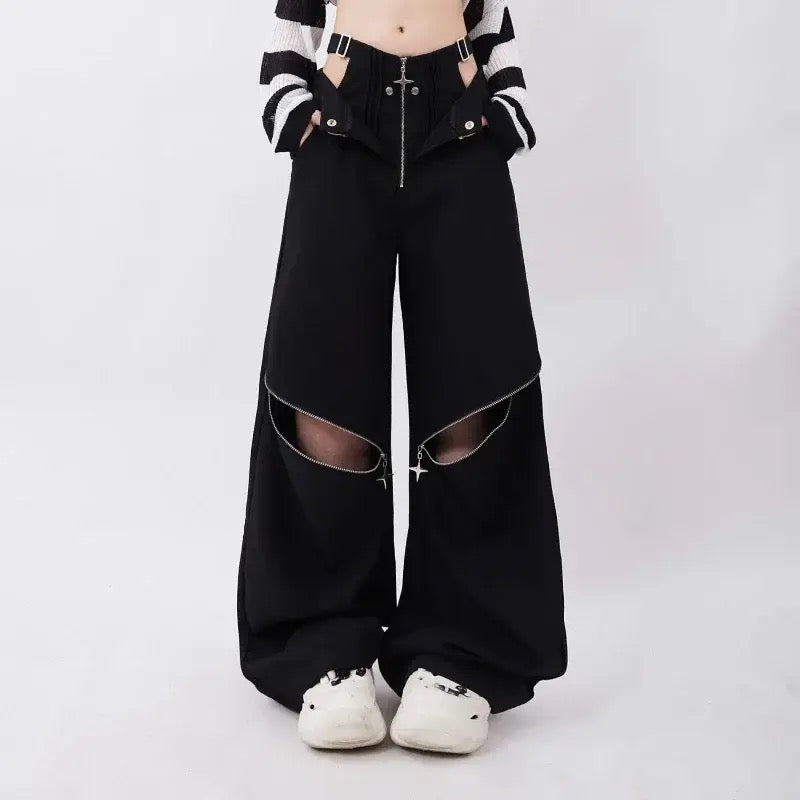 NAStech Denim Cut Out Pants
