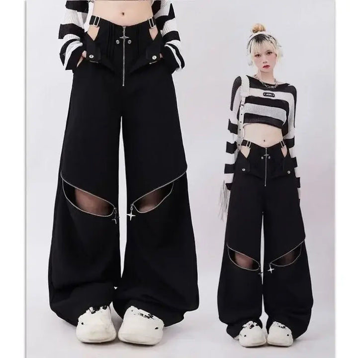 NAStech Denim Cut Out Pants