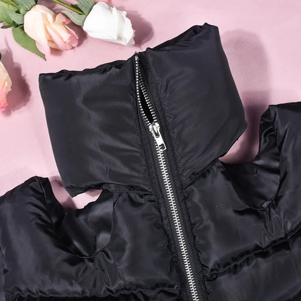 NAStech Cut out Puffer Top