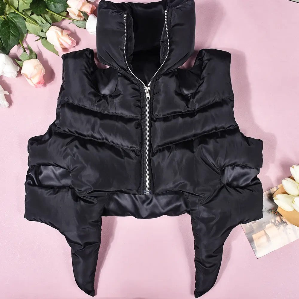 NAStech Cut out Puffer Top