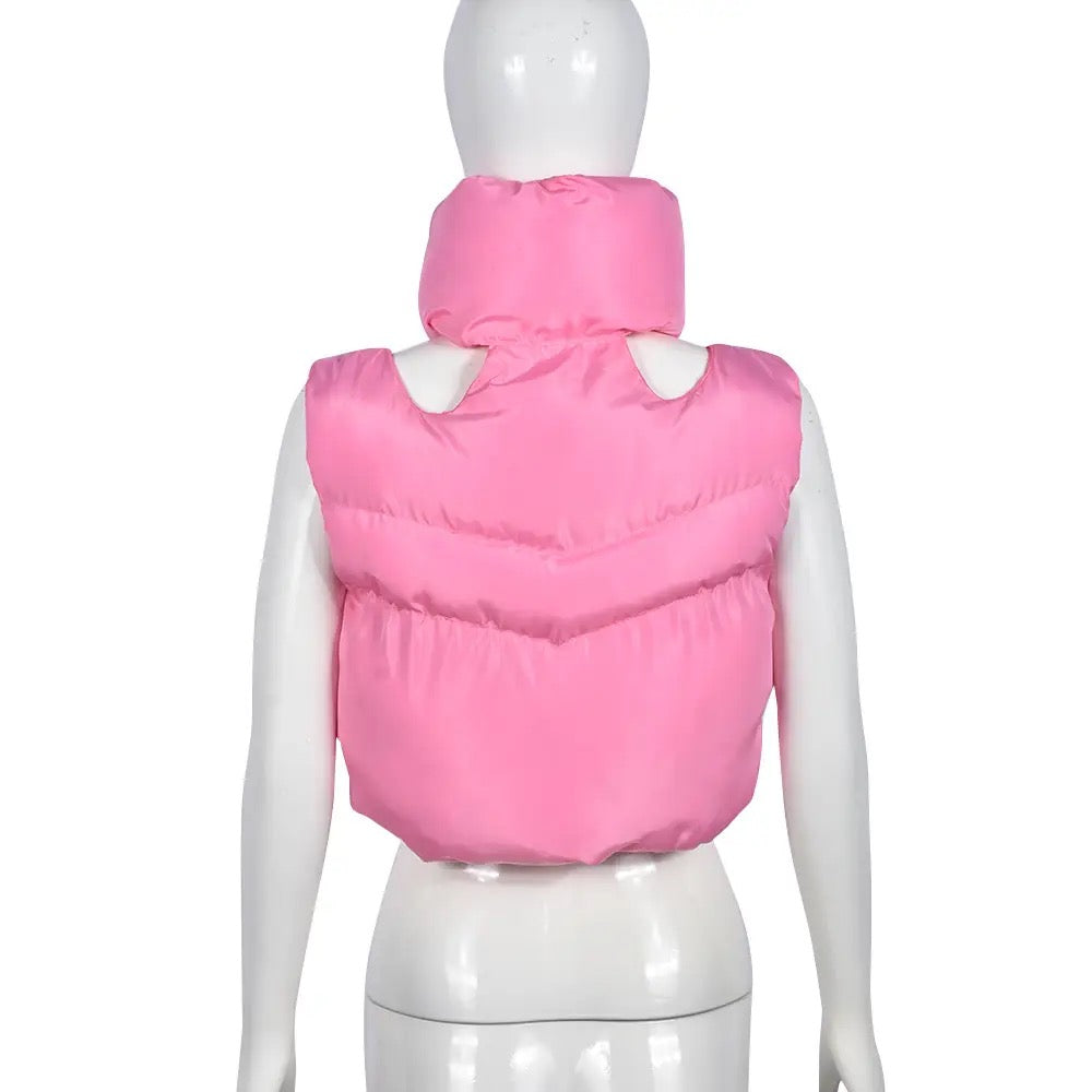 NAStech Cut out Puffer Top