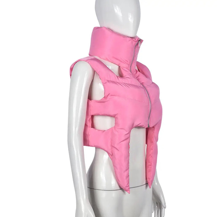 NAStech Cut out Puffer Top
