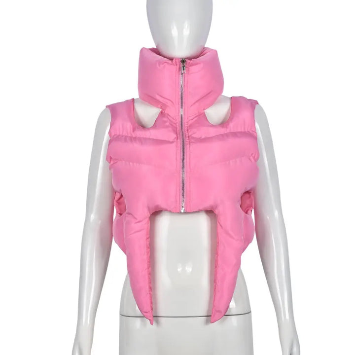 NAStech Cut out Puffer Top