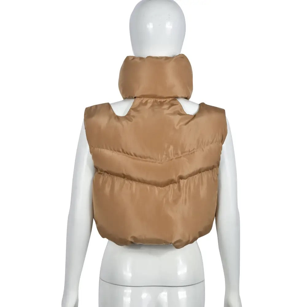 NAStech Cut out Puffer Top