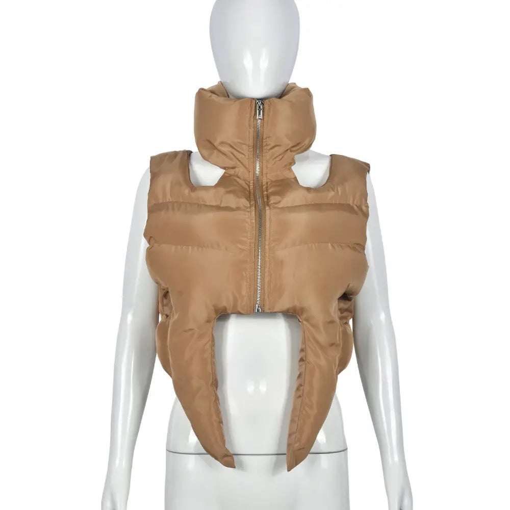 NAStech Cut out Puffer Top