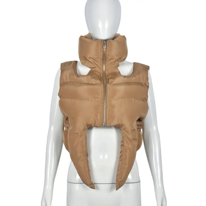 NAStech Cut out Puffer Top