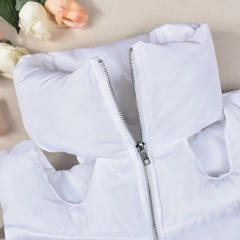 NAStech Cut out Puffer Top