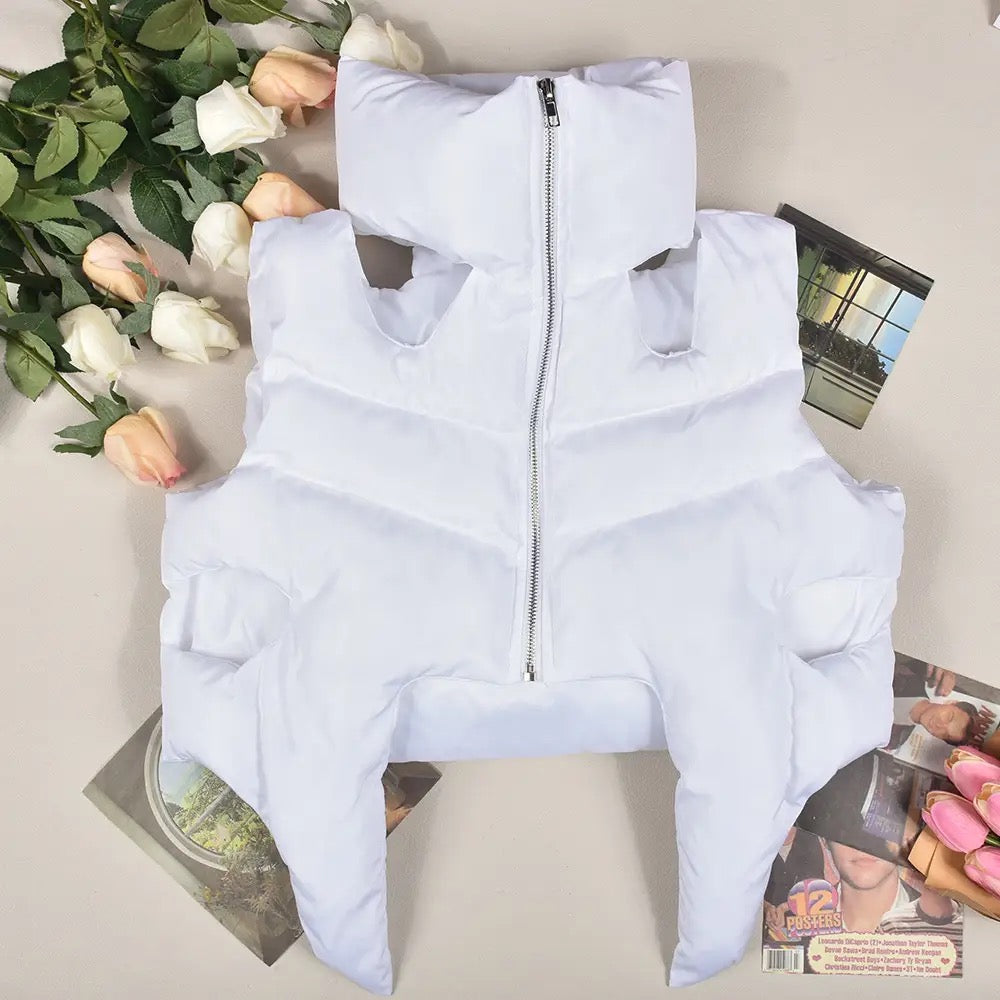 NAStech Cut out Puffer Top