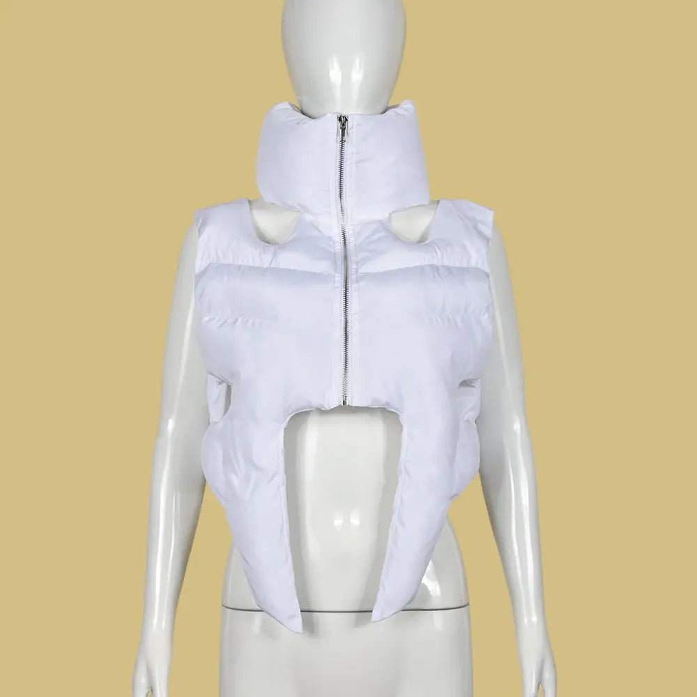 NAStech Cut out Puffer Top