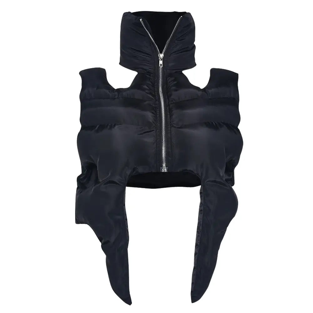 NAStech Cut out Puffer Top