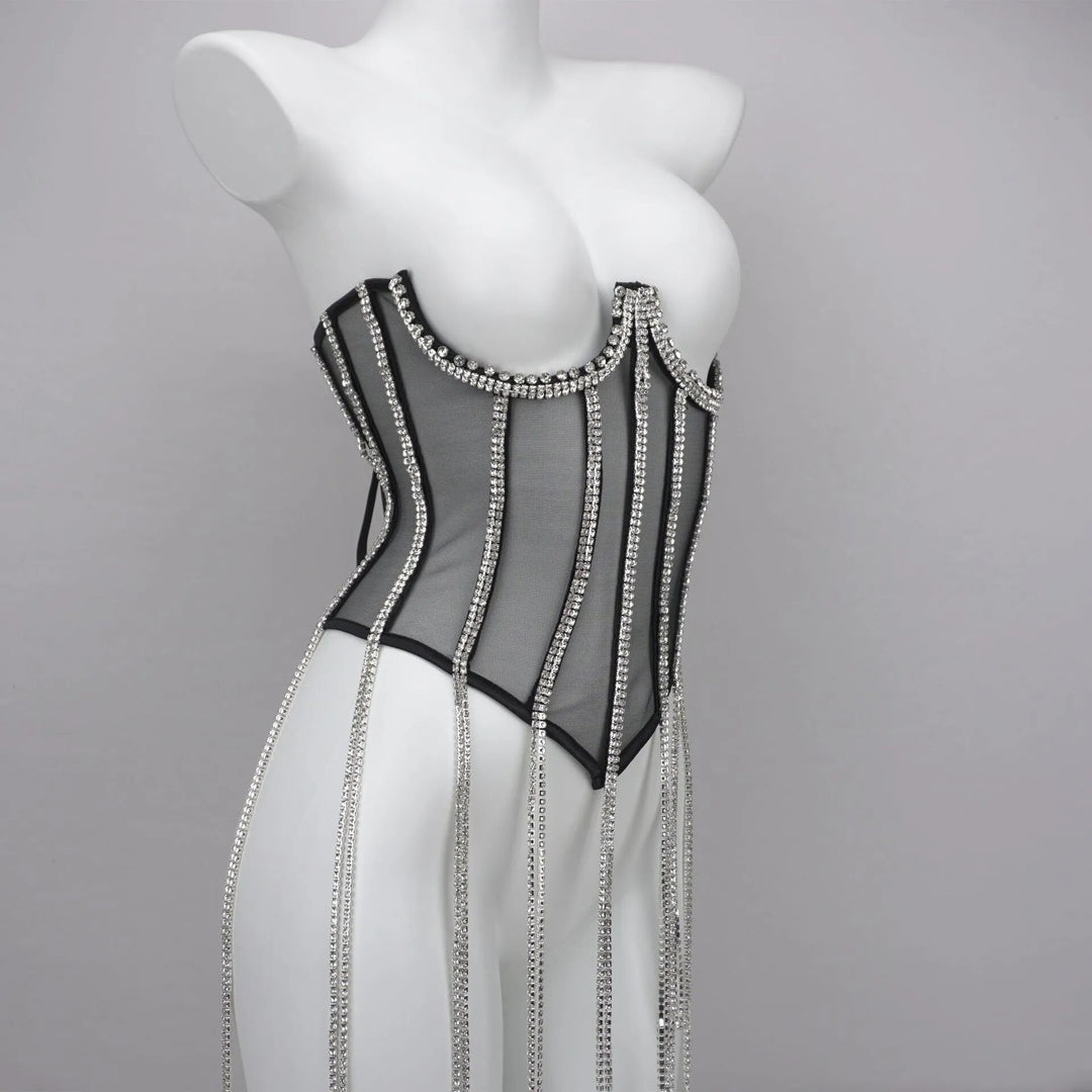 Sharp Light Mesh Corset