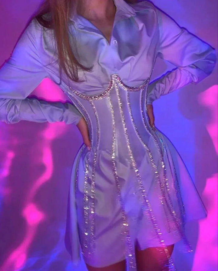 Sharp Light Mesh Corset
