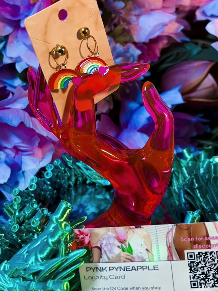 🌈✨ LAST PAIR – Handmade Pride Rainbow Earrings ✨🌈