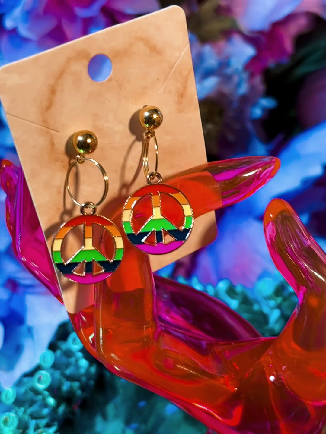 🌈✨ LAST PAIR – Handmade Pride Rainbow Earrings ✨🌈