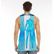 Animated Life O-neck Long Tank Top