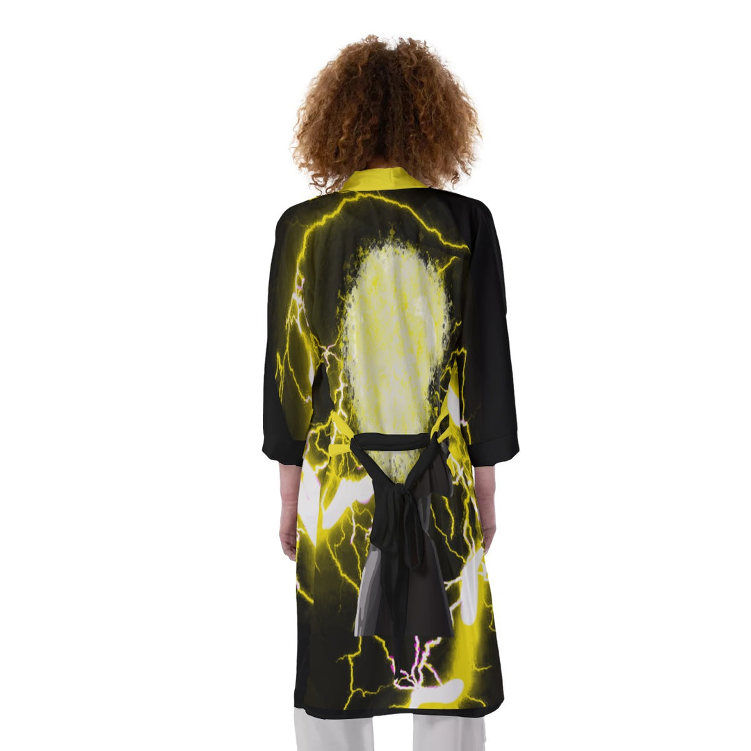 Sharp Light Mid Length Kimono