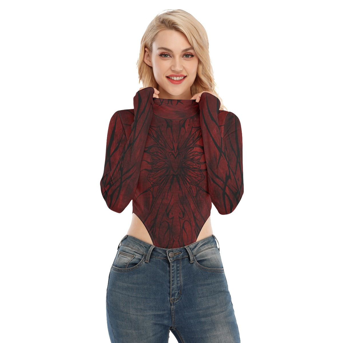 Red Rogue Bodysuit