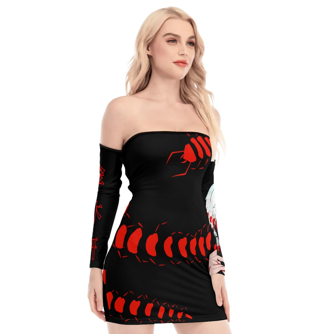 Animated Life Short Backless dress