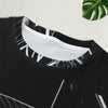 Animated Life O-neck Mesh T-shirt